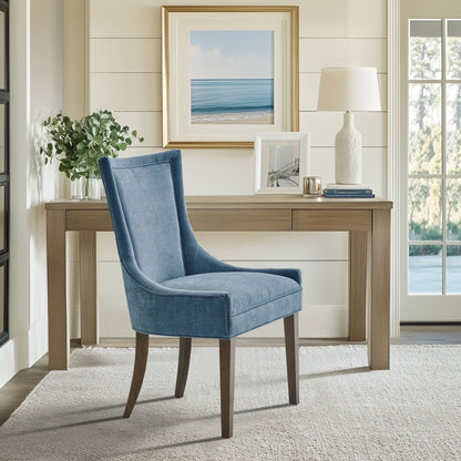 Madison Park Signature Fauteuils de salle à manger Ultra rembourrés avec pieds en bois (lot de 2) - N/A
