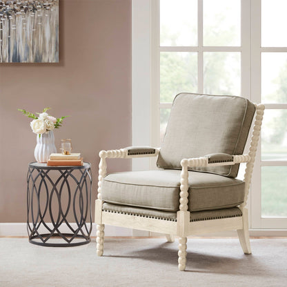 Fauteuil à cadre en bois tourné Donohue de Madison Park