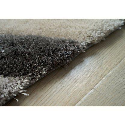 Tapis de sol Mateos Shag à motif abstrait