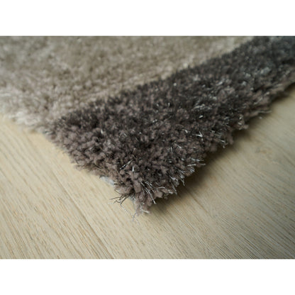 Tapis de sol Mateos Shag à motif abstrait