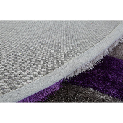 Tapis de sol Mateos Shag à motif abstrait
