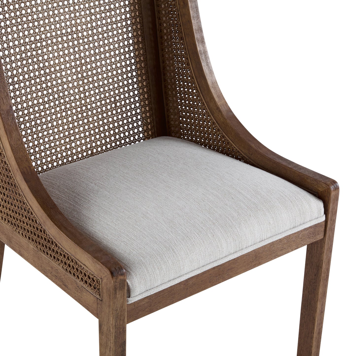 Christopher Knight Home - Chaises de salle à manger rembourrées en osier et bois Maurers (lot de 2)