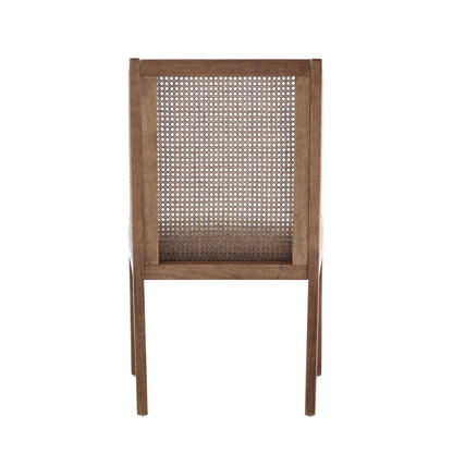 Christopher Knight Home - Chaises de salle à manger rembourrées en osier et bois Maurers (lot de 2)