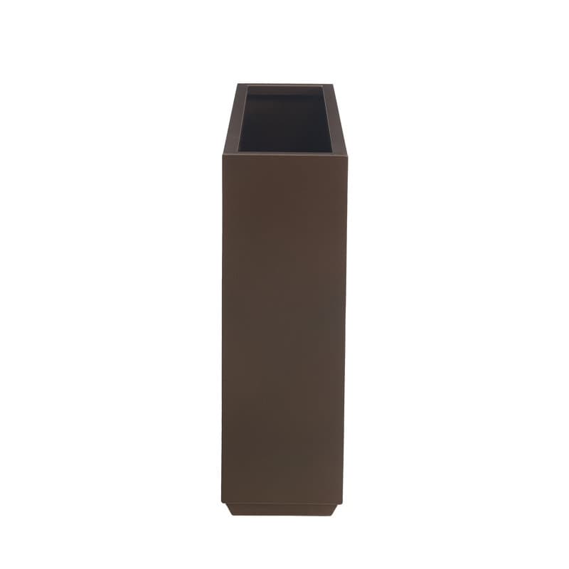 Grand bac à plantes métallique pour extérieur, 96,5 x 76,2 x 76,2 cm (LxlxH) - Bac à plantes séparateur en métal - 96,5 x 76,2 x 25,4 cm