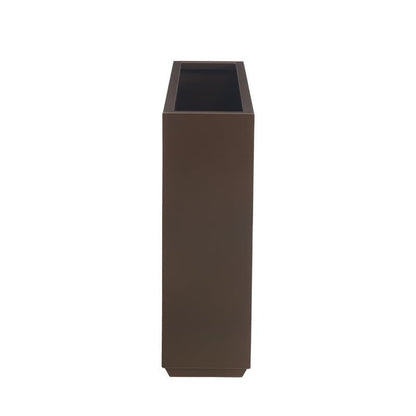 Grand bac à plantes métallique pour extérieur, 96,5 x 76,2 x 76,2 cm (LxlxH) - Bac à plantes séparateur en métal - 96,5 x 76,2 x 25,4 cm