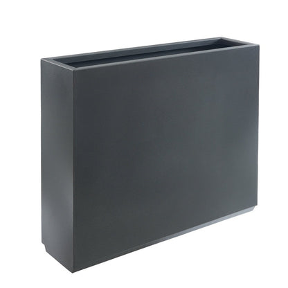 Grand bac à plantes métallique pour extérieur, 96,5 x 76,2 x 76,2 cm (LxlxH) - Bac à plantes séparateur en métal - 96,5 x 76,2 x 25,4 cm