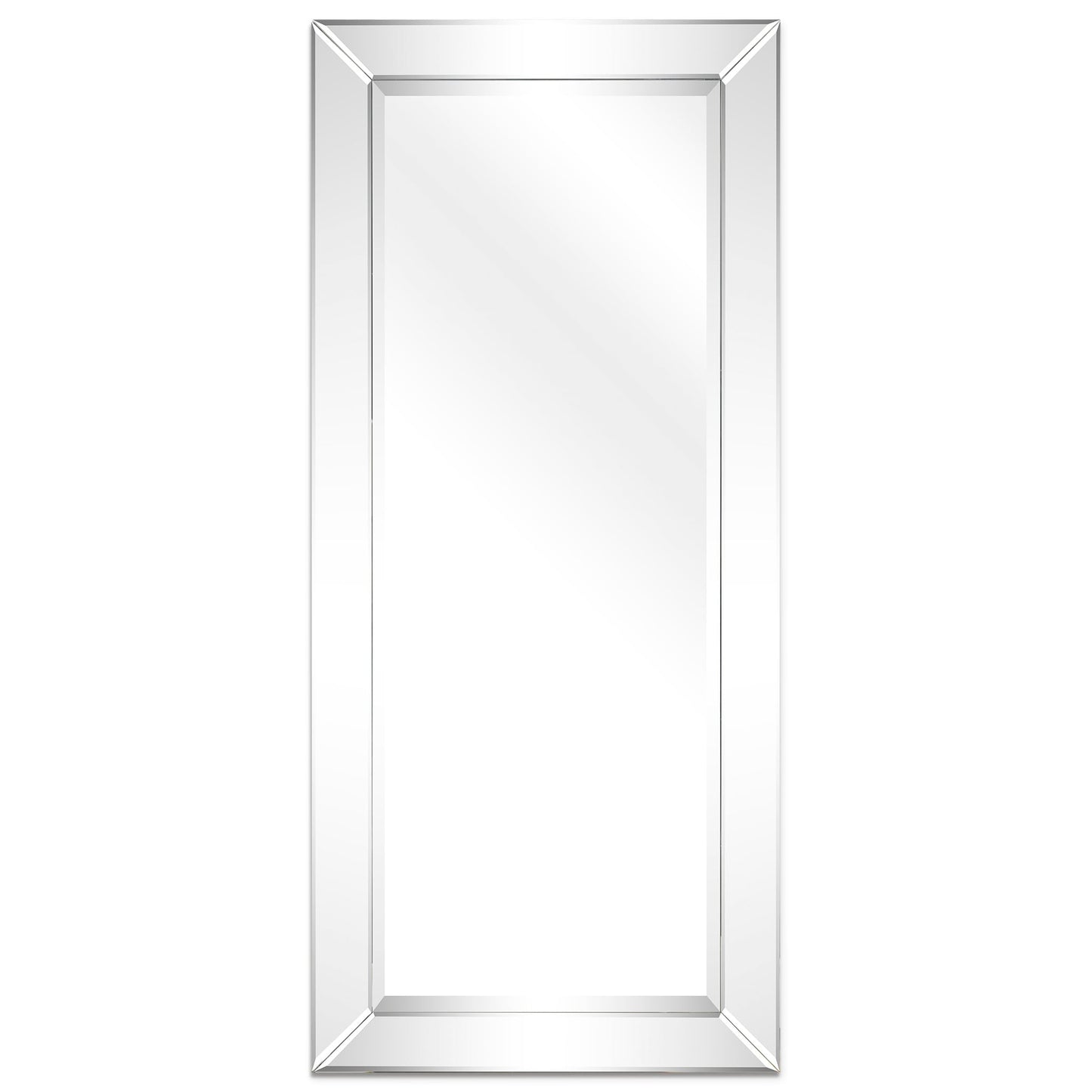 Miroir rectangulaire biseauté transparent haute définition à monter au mur pour salle de bain, meuble-lavabo, chambre à coucher, 3 tailles