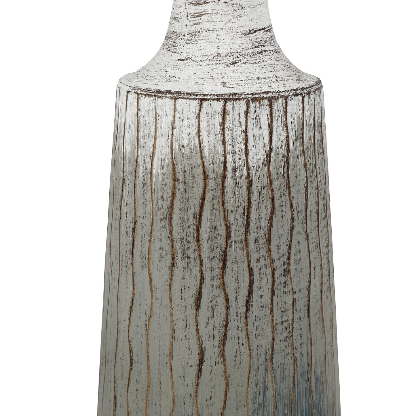 Vases en forme de bouteille en métal multicolores dégradés (lot de 3)