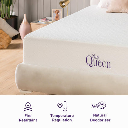 Matelas en mousse à mémoire de forme avec gel de refroidissement NapQueen Elizabeth 10