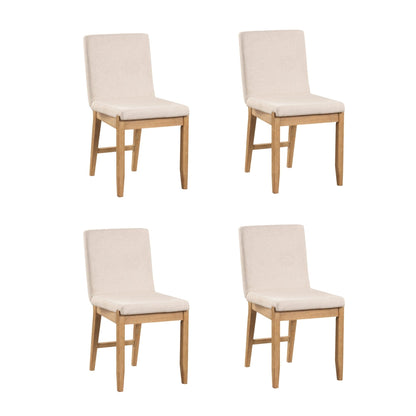 Tabouret de bar moderne Gracie, chaise rembourrée en bouclé et pieds en bois brossé