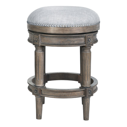 Tabouret de bar pivotant sans dossier Chapman de New Ridge Home Goods, hauteur de comptoir de 26 pouces - Hauteur de comptoir