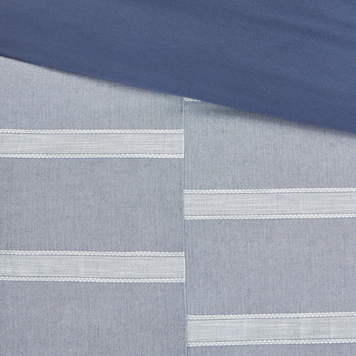Ensemble de couette surdimensionnée en coton bleu noble de Madison Park Signature