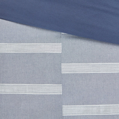 Ensemble de couette surdimensionnée en coton bleu noble de Madison Park Signature