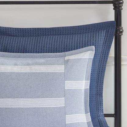 Ensemble de couette surdimensionnée en coton bleu noble de Madison Park Signature