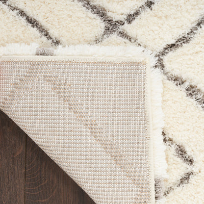 Tapis de sol abstrait géométrique à poils ultra-doux et luxueux de Nourison
