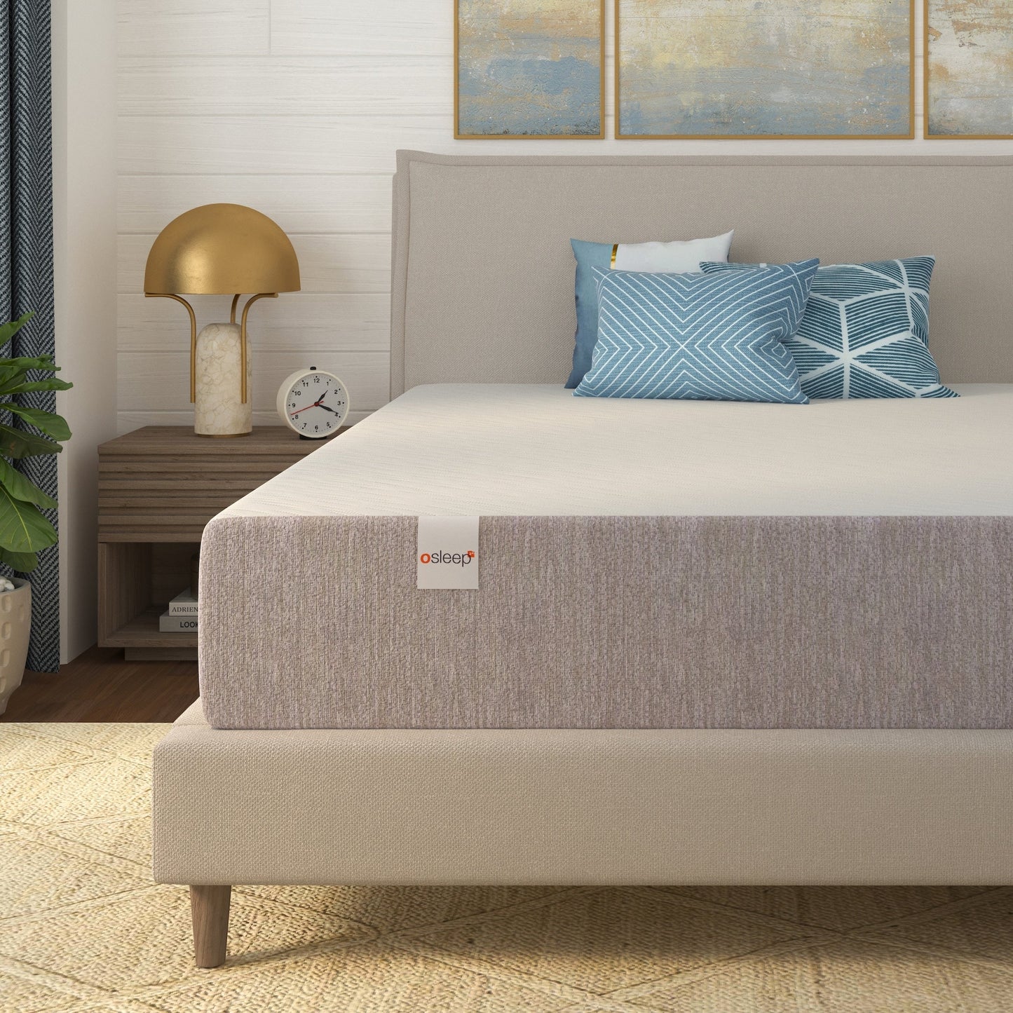 Matelas Select Luxury en mousse à mémoire de forme au gel de 30 cm (12 pouces) à fermeté moyenne.