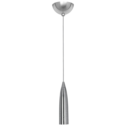 Suspension LED à douille en forme de balle, finition brossée, modèle Odyssey