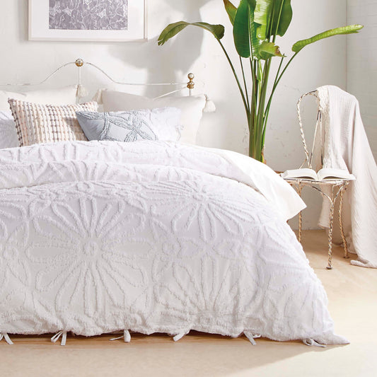 Ensemble de couette à médaillon en chenille Peri Home