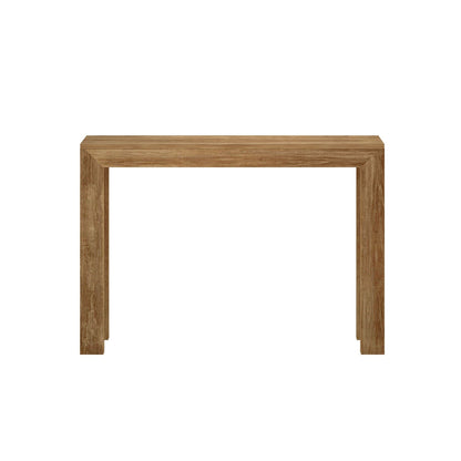 Table console moderne à structure de poutres et de planches - 46