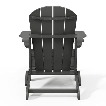 Chaise de jardin Adirondack pliable, résistante à la décoloration et aux intempéries, modèle Laguna de Polytrends