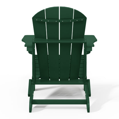 Chaise de jardin Adirondack pliable, résistante à la décoloration et aux intempéries, modèle Laguna de Polytrends