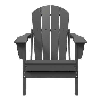 Chaise de jardin Adirondack pliable, résistante à la décoloration et aux intempéries, modèle Laguna de Polytrends