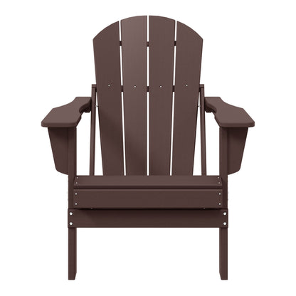Chaise de jardin Adirondack pliable, résistante à la décoloration et aux intempéries, modèle Laguna de Polytrends