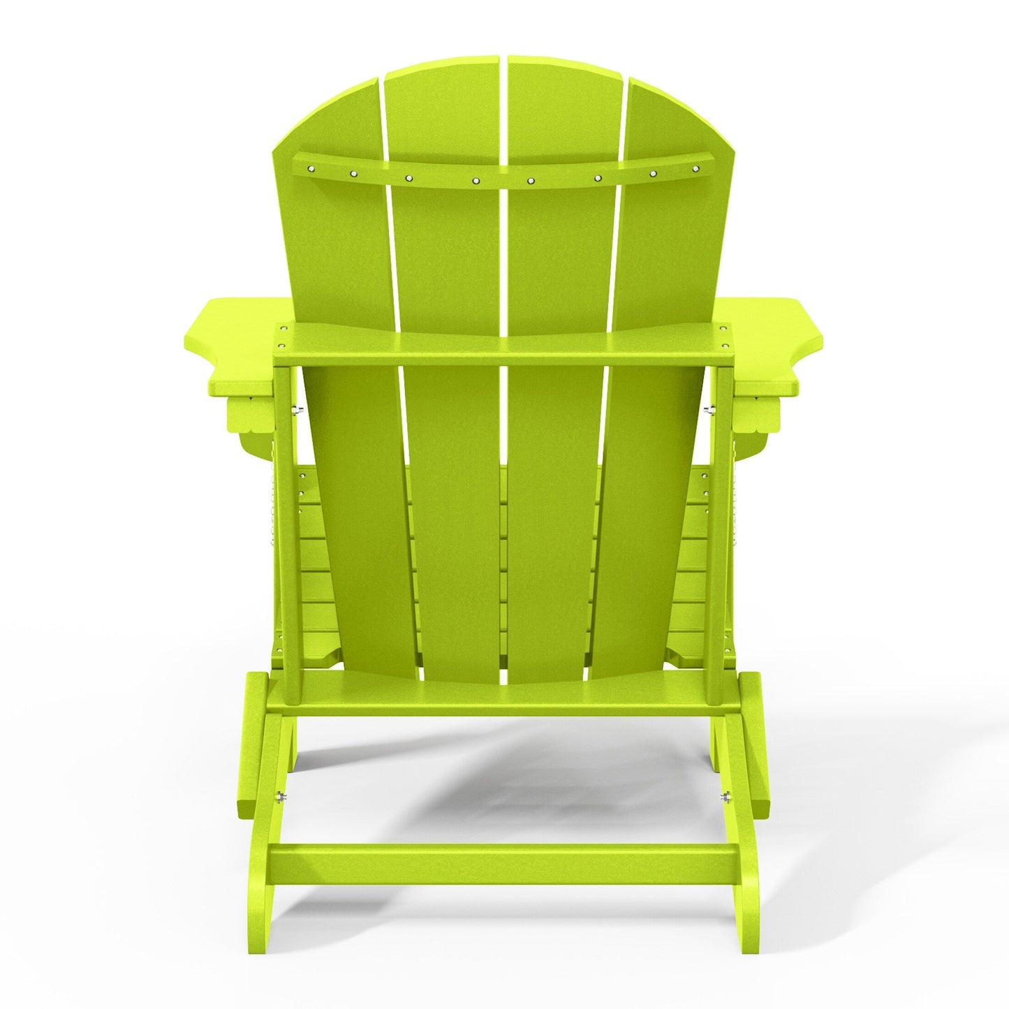 Polytrends Laguna Fauteuils de jardin pliants Adirondack résistants aux intempéries (lot de 2)