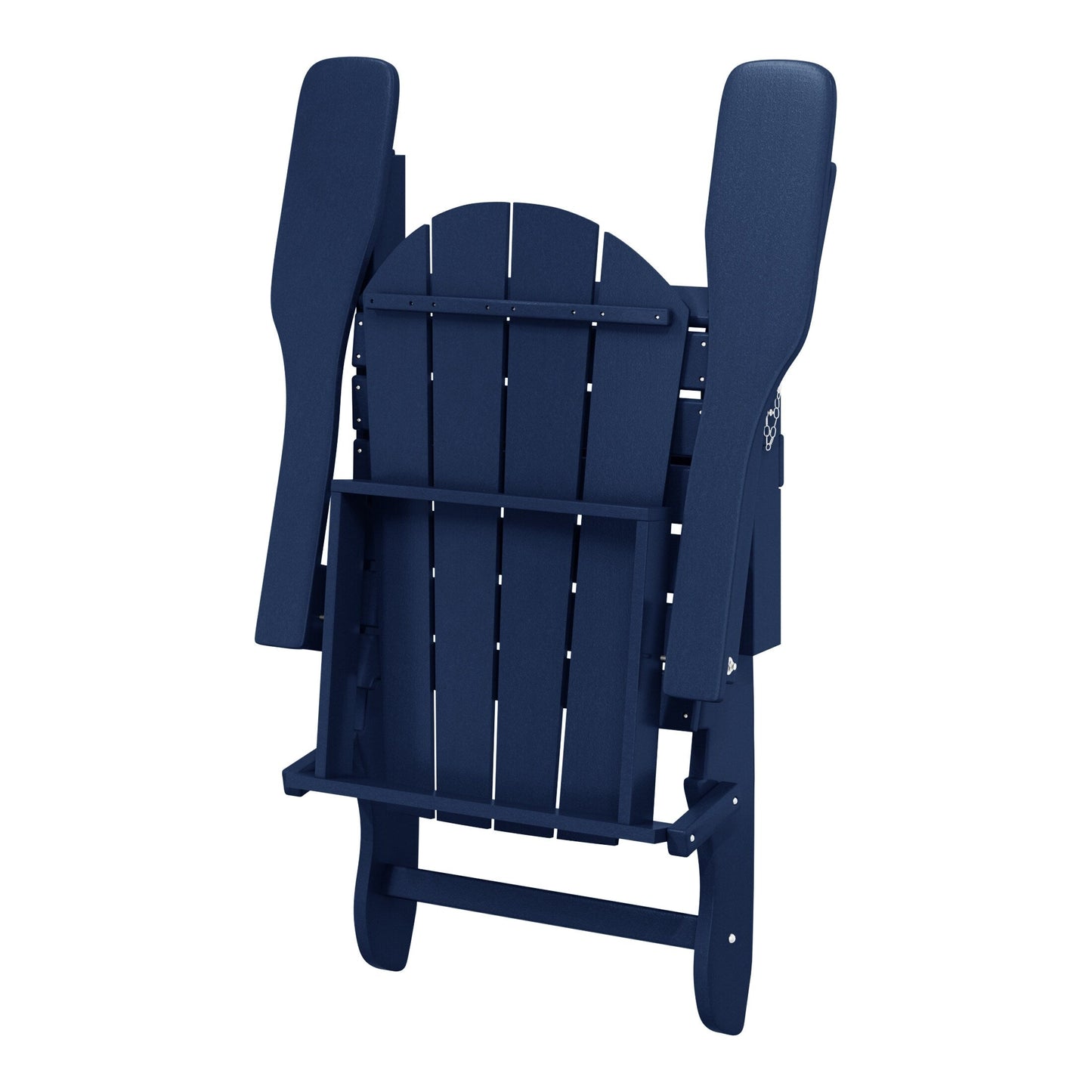 Polytrends Laguna Fauteuils de jardin pliants Adirondack résistants aux intempéries (lot de 2)