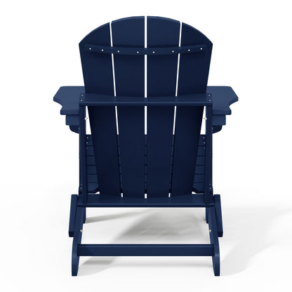 Polytrends Laguna Fauteuils de jardin pliants Adirondack résistants aux intempéries (lot de 2)