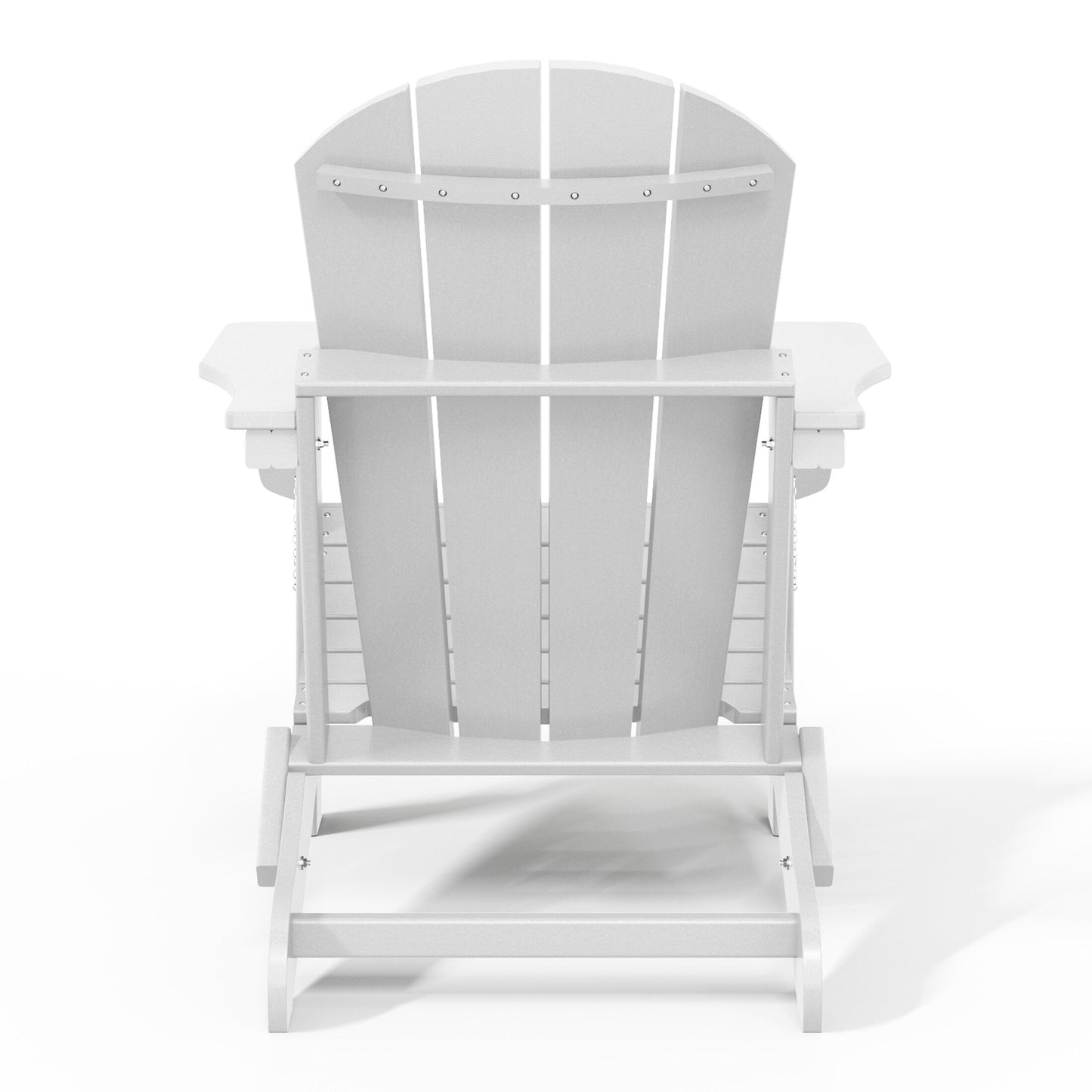 Polytrends Laguna Fauteuils de jardin pliants Adirondack résistants aux intempéries (lot de 2)