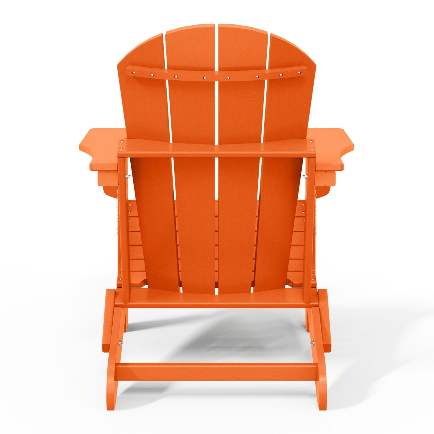 Polytrends Laguna Fauteuils de jardin pliants Adirondack résistants aux intempéries (lot de 2)