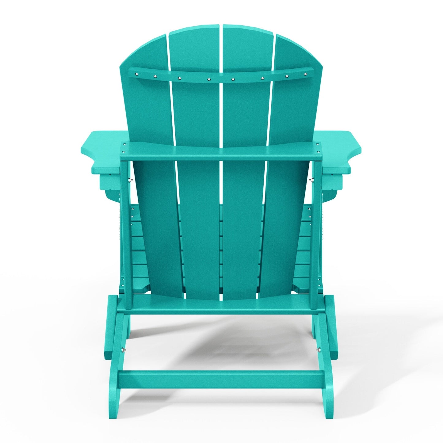 Polytrends Laguna Fauteuils de jardin pliants Adirondack résistants aux intempéries (lot de 2)