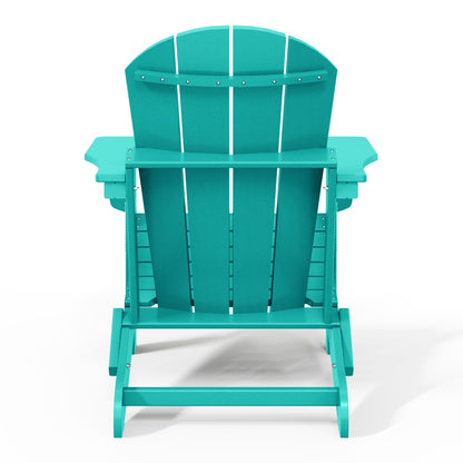 Polytrends Laguna Fauteuils de jardin pliants Adirondack résistants aux intempéries (lot de 2)