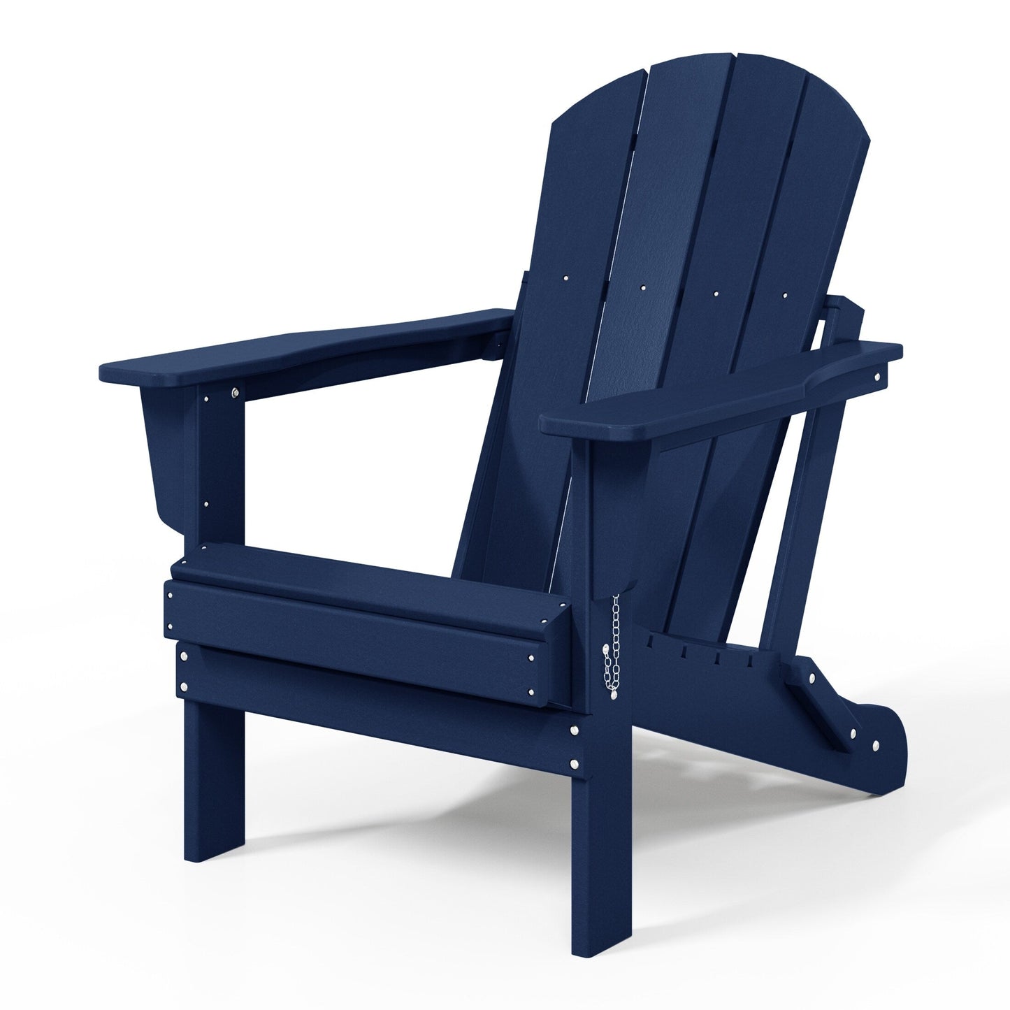 Polytrends Laguna Fauteuils de jardin pliants Adirondack résistants aux intempéries (lot de 2)