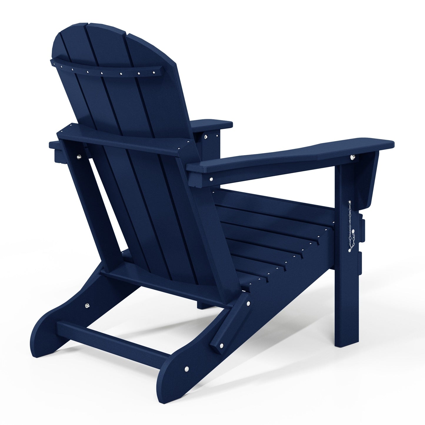 Polytrends Laguna Fauteuils de jardin pliants Adirondack résistants aux intempéries (lot de 2)