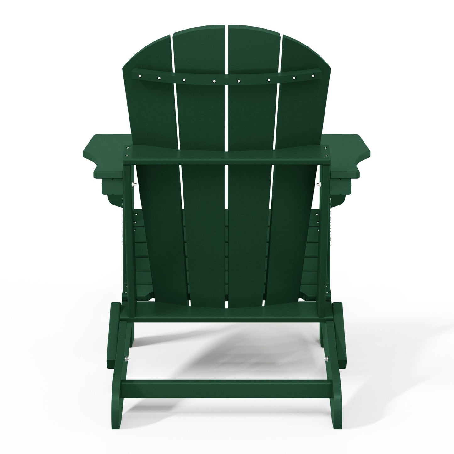 Polytrends Laguna Fauteuils de jardin pliants Adirondack résistants aux intempéries (lot de 2)