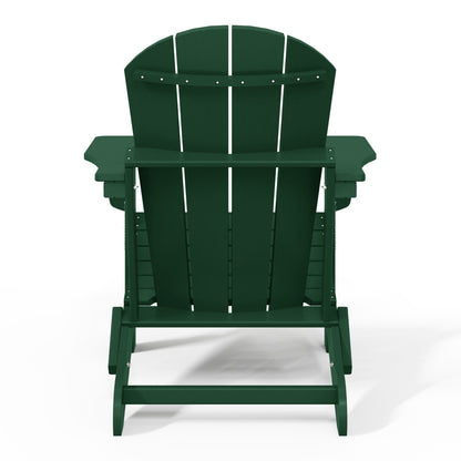Polytrends Laguna Fauteuils de jardin pliants Adirondack résistants aux intempéries (lot de 2)