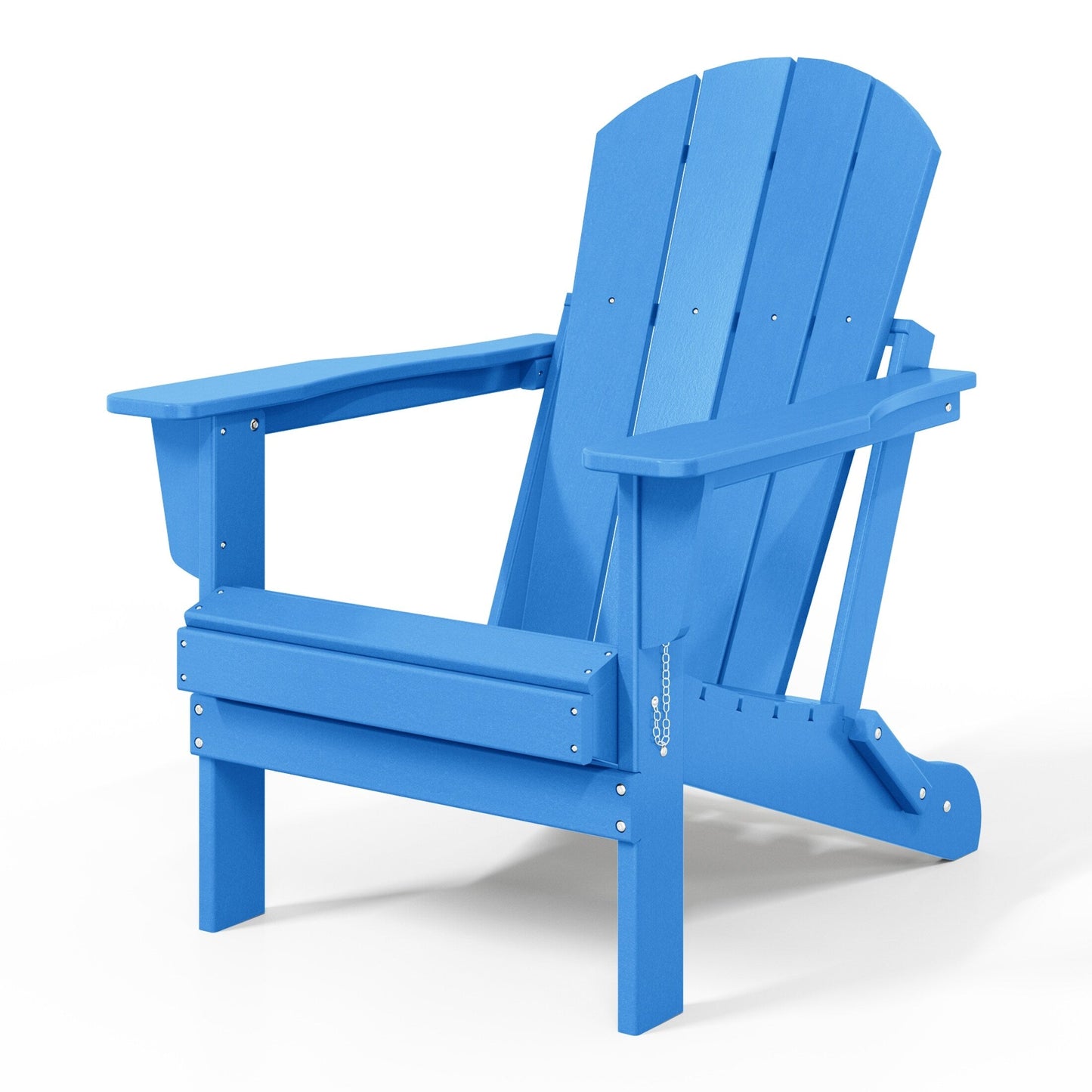 Polytrends Laguna Fauteuils de jardin pliants Adirondack résistants aux intempéries (lot de 2)
