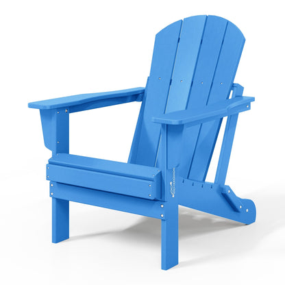 Polytrends Laguna Fauteuils de jardin pliants Adirondack résistants aux intempéries (lot de 2)