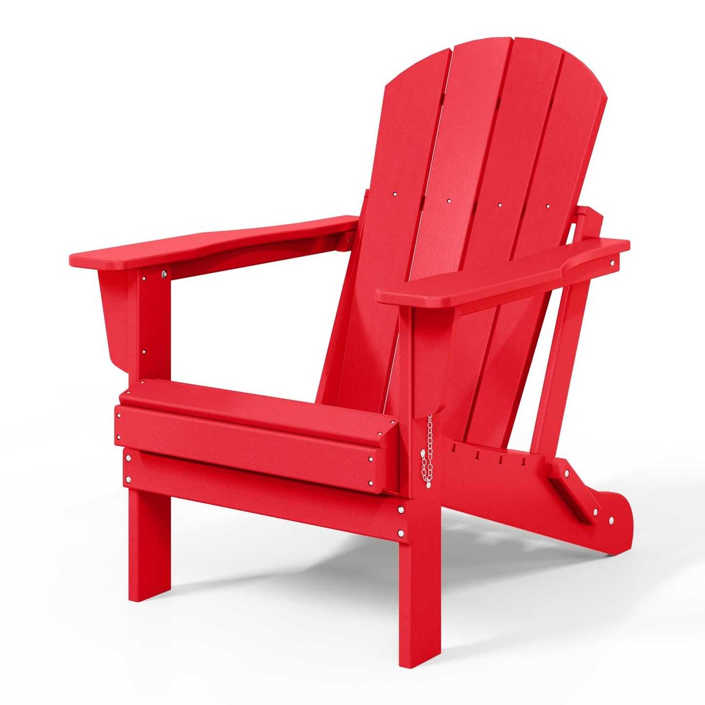 Polytrends Laguna Fauteuils de jardin pliants Adirondack résistants aux intempéries (lot de 2)