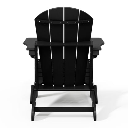 Polytrends Laguna Fauteuils de jardin pliants Adirondack résistants aux intempéries (lot de 2)