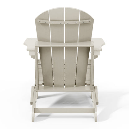 Polytrends Laguna Fauteuils de jardin pliants Adirondack résistants aux intempéries (lot de 2)
