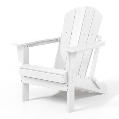 Polytrends Laguna Fauteuils de jardin pliants Adirondack résistants aux intempéries (lot de 2)
