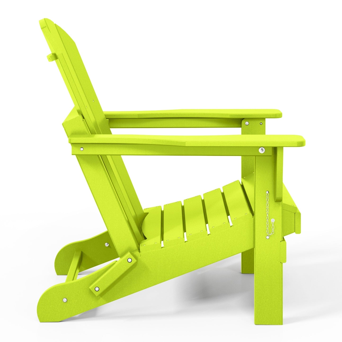 Polytrends Laguna Fauteuils de jardin pliants Adirondack résistants aux intempéries (lot de 2)