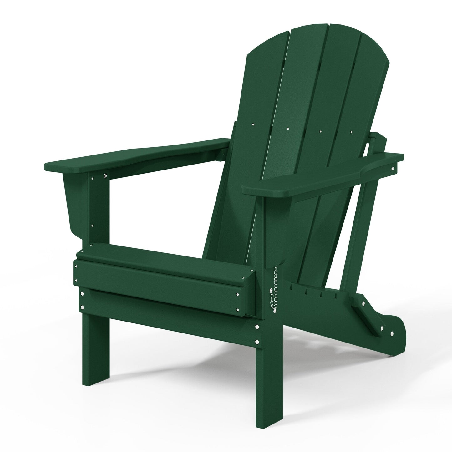 Polytrends Laguna Fauteuils de jardin pliants Adirondack résistants aux intempéries (lot de 2)