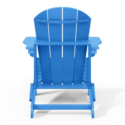 Polytrends Laguna Fauteuils de jardin pliants Adirondack résistants aux intempéries (lot de 2)