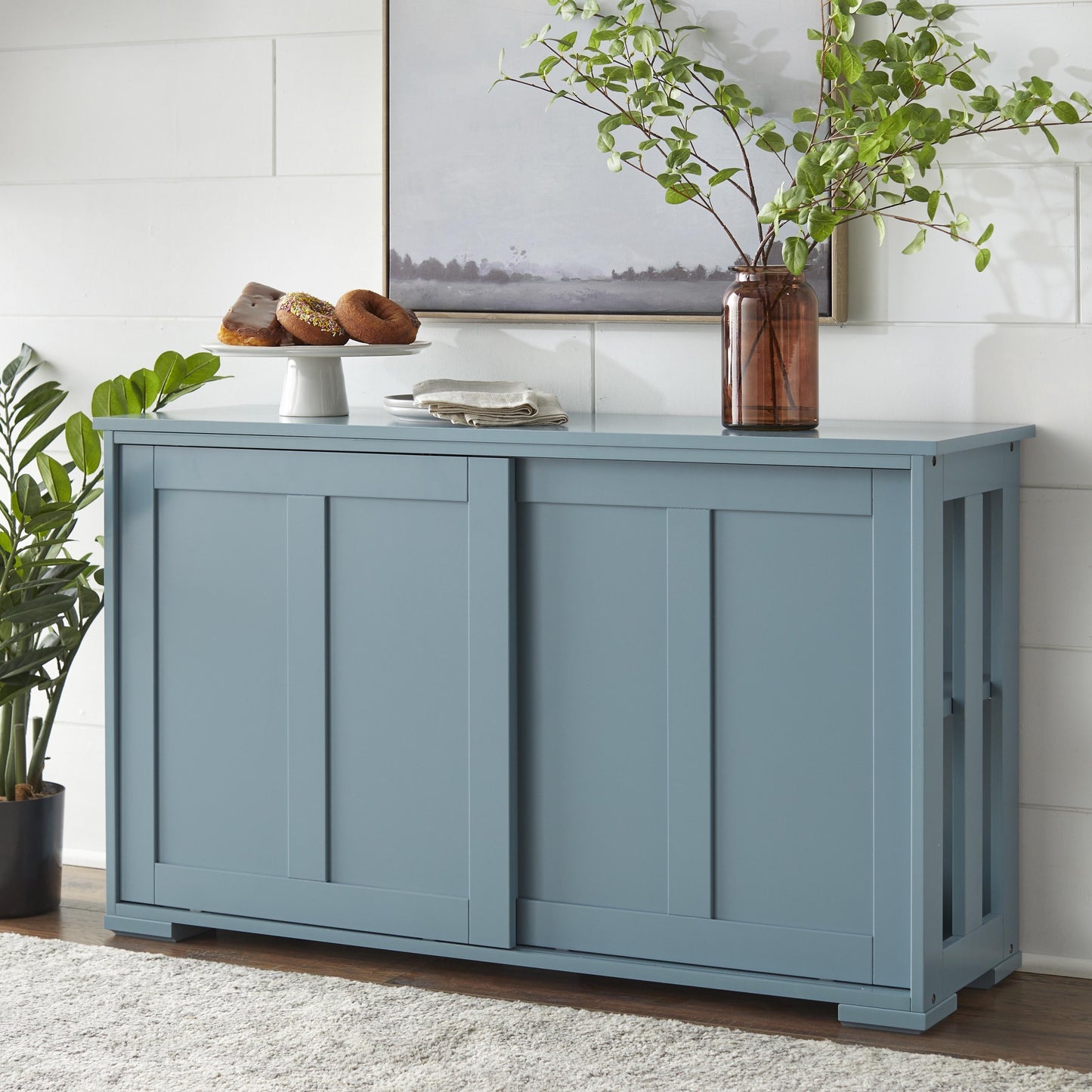 Buffet/Meuble à vaisselle empilable avec portes coulissantes Jefferson de Porch &amp; Den