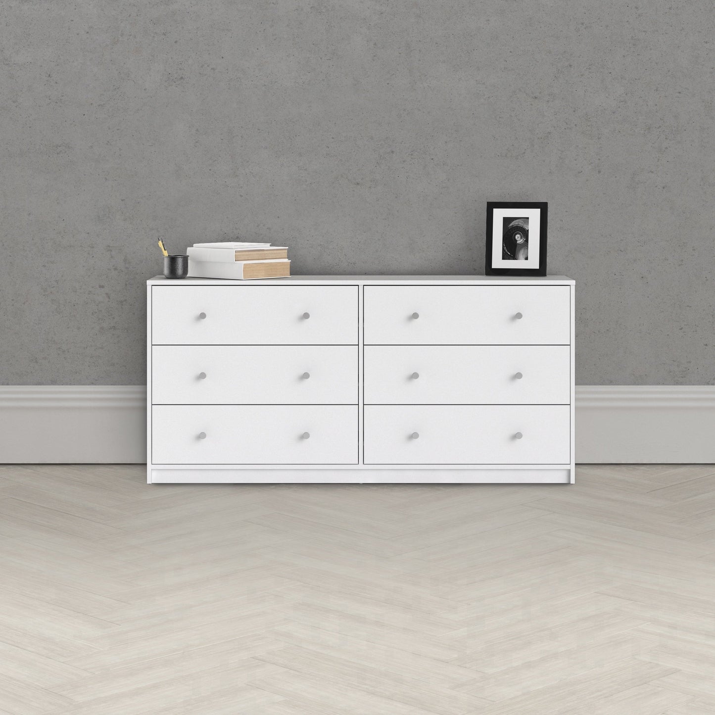 Commode double à 6 tiroirs Zoe de Porch &amp; Den