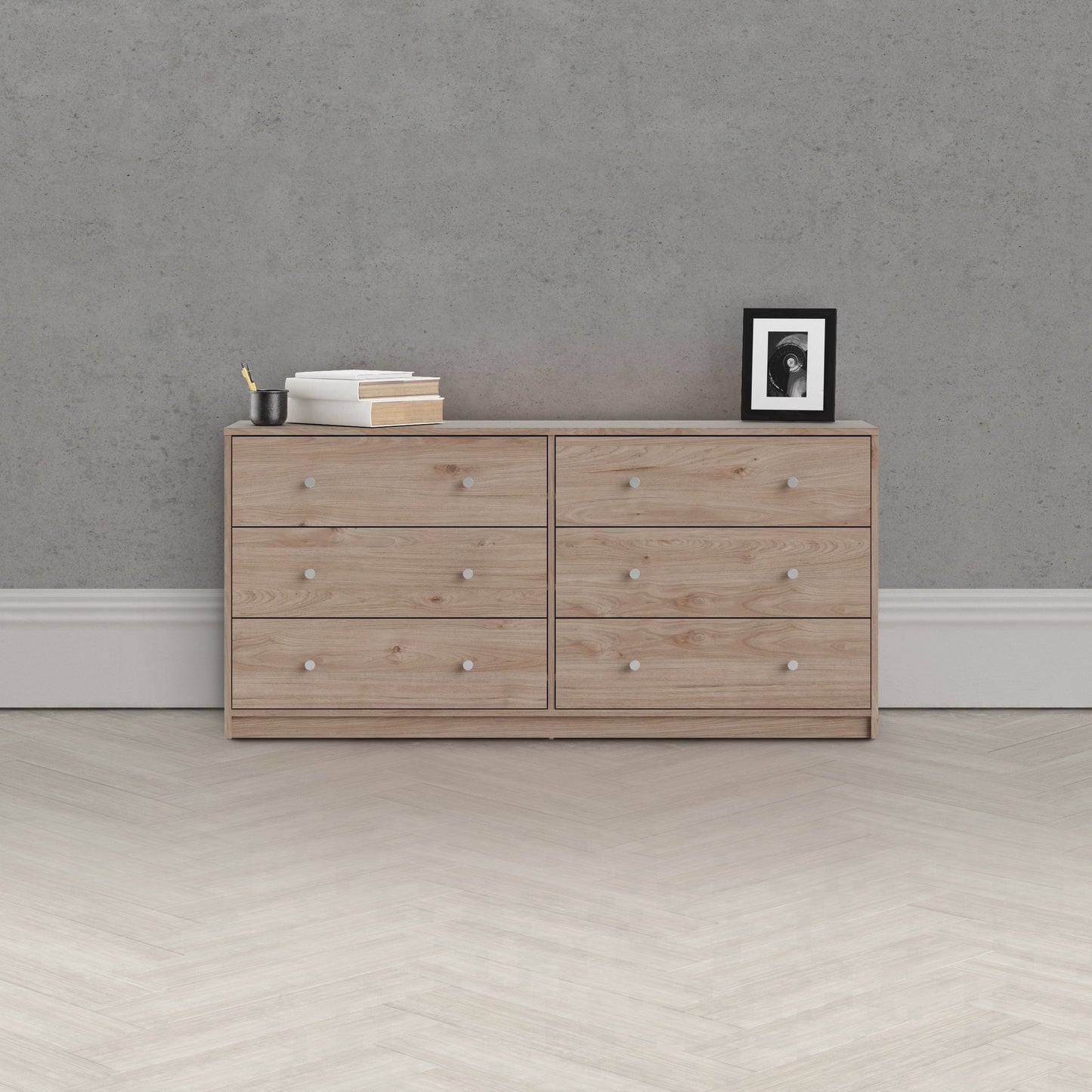 Commode double à 6 tiroirs Zoe de Porch &amp; Den